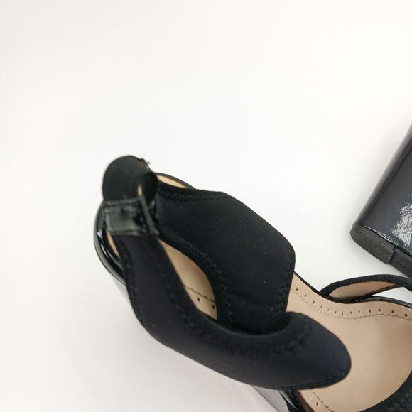 ADRIENNE VITTADINI BLACK PLATFORM SANDALS SIZE 7.5M - Picture 13 of 16